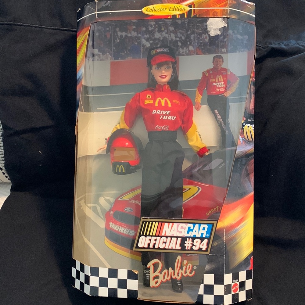 NASCAR McDonalds 1999 Barbie NIB